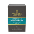Taylors of Harrogate Afternoon Darjeeling, Black Tea, Pillow Bags 50 Count (Pack of 1), Delicate, Sweet & Floral, Caffeinated, Enjoy Hot or Iced, 50 Teabags