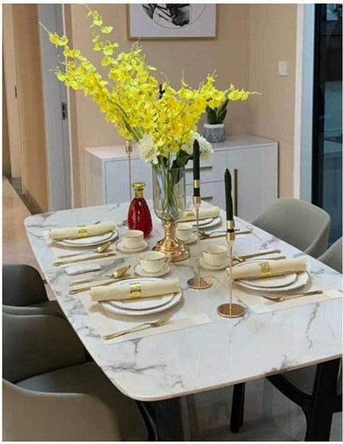 Plate Sets Bone China Dishes Solid Color Flat Plate Creativity Cuisine Household Tableware