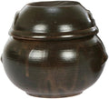 29.75ounce(5.82inches,880cc) Korean Traditional Table Earthenware Compact Size Pottery Pot Jar Hangari with Lid