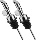 Olive Oil Dispenser with Spout, 304 Stainless Steel Automatic Opening and Closing Spout, 2pcs Wine Stopper for Home Use