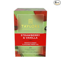 Taylors of Harrogate Strawberry & Vanilla, Green Tea, Individually Wrapped Bags, 20 Count (Pack of 6), Smooth, Juicy and Sweet, Caffeinated, Enjoy Hot or Iced, 120 Teabags Total