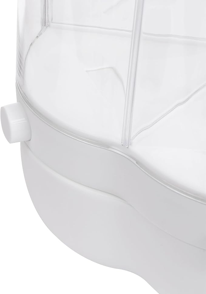 Grain Storage Container Dispenser, 6 Grids rice dispenser rotating, 360° rotating food dispenser One-Click Output rice Storage Round Grain Dispenser Kitchen (White Large 1.53kg)
