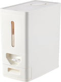 UFORU Rice Dispenser 22-25 Lbs (12kg), Rice Storage Container Sealed Moisture-Proof with Built-in Drawer, BPA-Free for Kitchen Pantry Household, Ideal for Rice, cereals, Beans, and Dry Food