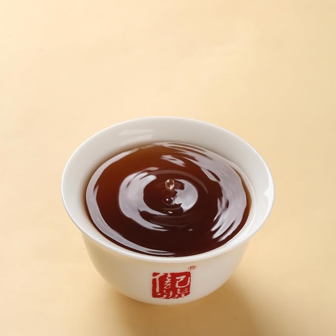 Bamatea Ripe Pu'erh Tea from Yunnan, China | 2021 Aged Black Tea Loose Leaf | 24 Count Individual Pack | 72g (2.54oz) for Premium Brewing