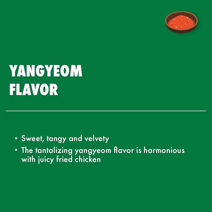 Surasang Korean Fried Chicken Sauce - Yangnyeom Sauce with Gochujang & Sweet Garlic, Spicy Sweet Coating Sauce for Wings, No Artificial Colors or Preservatives - 12.69 oz