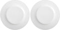 Amazon Basics 6-Piece White Dinner Plate Set, Microwave and Dishwasher Safe for Everyday Use, 10.5 inches (Pack of 2)