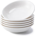 Eisinly 6 Pack Dip Bowls, 3 OZ Ceramic Soy Sauce Dish, White Dipping Sauce Bowls Small Dishes Serving for Tomato Sauce, Soy, BBQ Party Supplies