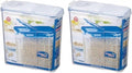 LOCK & LOCK Easy Essentials Food lids (flip-top) / Pantry Storage/Airtight containers, BPA Free, top-16.5 Cup-for Cereal, Clear (Pack of 2)