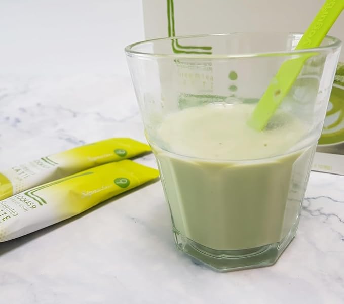 Korean Lookas9 Jeju Green Tea Latte Powder Stick 30T Korea Home Cafe Home Coffeeshop Creamy Matcha Latte Powder 18.9g*30T