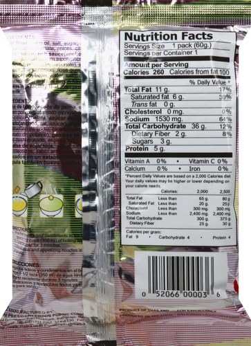 MAMA Noodles Shrimp Tom Yum Instant Noodles with Delicious Thai Flavors, Hot & Spicy Noodles w/Shrimp Tom Yum Soup Base, No Trans Fat w/Fewer Calories Than Deep Fried Noodles 30 Pack