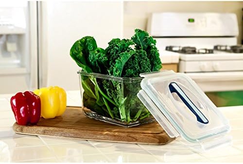Glasslock 15-Cup Rectangle Handy Container,White