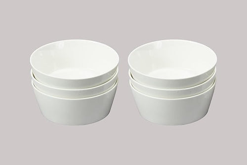 Bone China Cone Shape Commericial Grade Dinnerware Soup Bowl 7inch, Case of 6