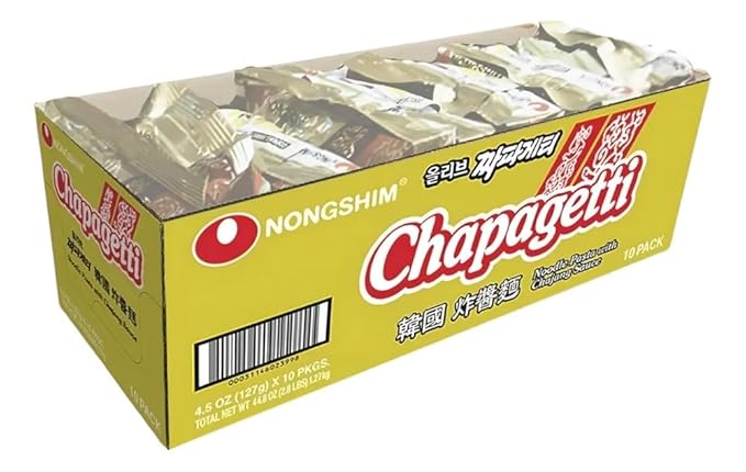 Nongshim Chapagetti Chajang Noodle, 4.5 Ounce (Pack of 10)