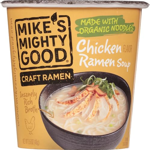 Mike's Mighty Good Ramen Soup, Chicken, 1.6 Oz (Pack of 6)