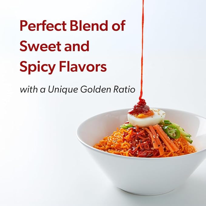 HELLO KFOOD JEONSUYEON Korean Fermented All-Round BIBIMJANG Sauce 한국산 비빔장 350g (12.3 fl oz) - Made with 100% Korean Ingredients