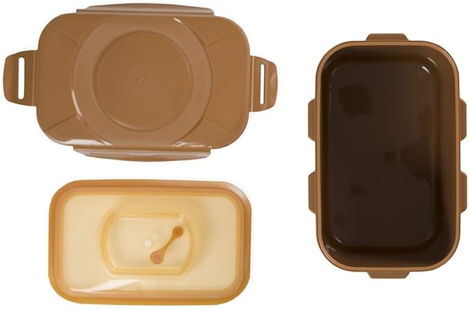 Crazy Korean Cooking Premium Kimchi, Sauerkraut Fermentation and Storage Container with Inner Vacuum Lid, Sandy Brown, 0.9 gallon (3.4 L) (0.9 Gal (3.4L) 1 PACK)