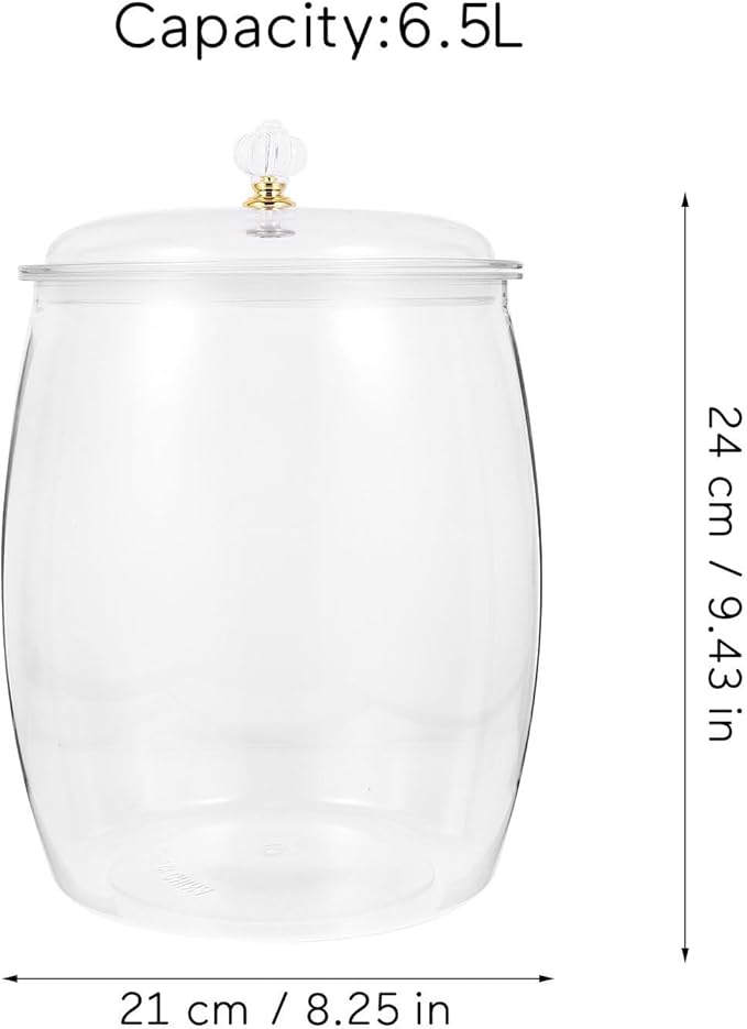 5l Household Fermenting Jar with Airtight Lid, Korean Style Kitchen Pickle Storage Jar for Grain and Vegetable Sealing, Food Storage Container for Home Use