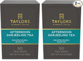 Taylors of Harrogate Afternoon Darjeeling, Black Tea, Pillow Bags 50 Count, Delicate, Sweet & Floral, Caffeinated, Enjoy Hot or Iced, 50 Teabags (Pack of 2)