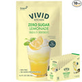 VIVID KITCHEN Lemonade Pouch Drinks – Zero Sugar, Zero Calories | Korean Convenience Store Drink | No Artificial Preservatives or Corn Syrup | 6.4 fl oz (10 Pouches) (10 Pouch, Lemonade)