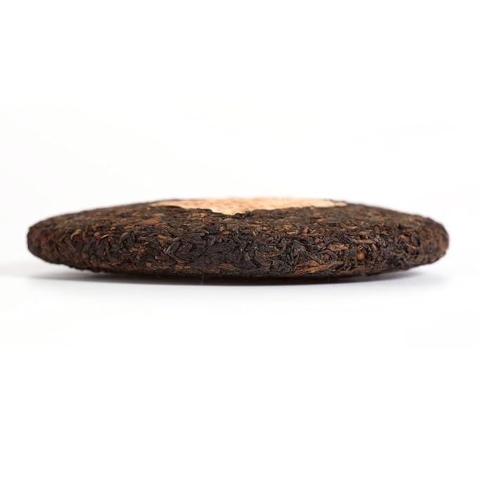 200g / 7.05oz 2006-2008 Year Ripe Shu Top Aged Lucky Dragon Puerh Tea Cake - Yunnan Pu-erh Pu erh Puer Pu'er Chinese Tea