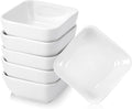 6 Pack Ceramic Dip Bowls, 3 Oz Small Dipping Bowl, White Ceramic Dip Bowls Set, Porcelain Dipping Sauce Bowl, Soy Sauce Dishes for Soy Condiment BBQ Ketchup Sushi