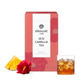 OSULLOC Camellia Flower Tea (Tropical fruity flavors), Iced tea bags, Fruit tea Blend, Premium Teabags from Jeju Island, 20 count