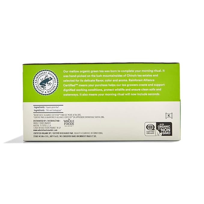 365 by Whole Foods Market, Organic Green Tea, 70 CT | Organic