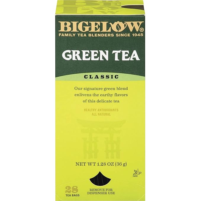 Bigelow Tea Green Tea Bags, Box Of 28 Bags