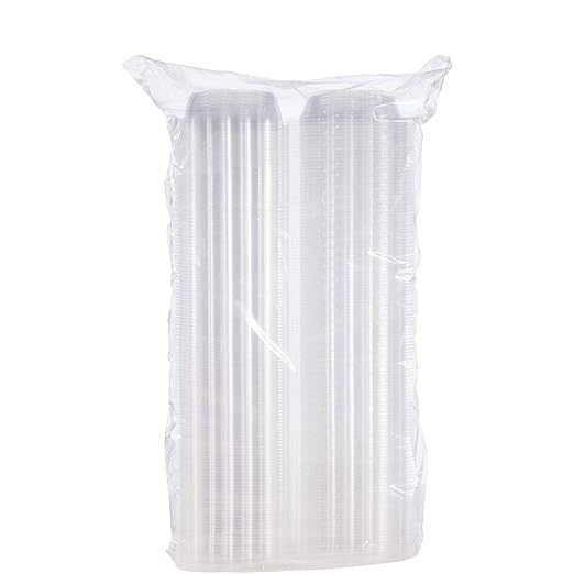 Dart C57PST1 OPS 6 in Clear Hinged Container, 6.0 X 5.8 in (Case of 500)