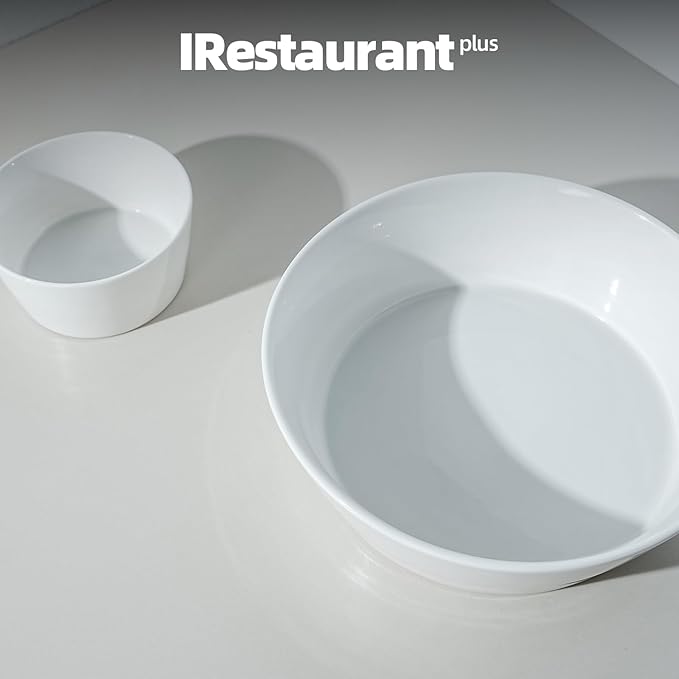 Bone China Cone Shape Commericial Grade Dinnerware, Serving Bowl 9 inch, Case of 6