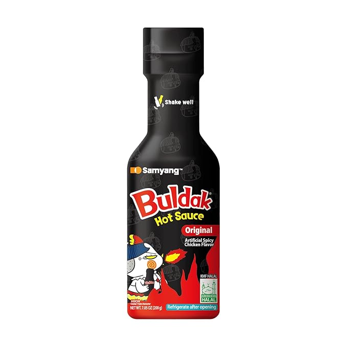 Samyang Buldak Hot Sauce - Original, Korean Spicy Hot Chicken Flavor Sauce [5.57 fl oz (200g) x 1 pack]