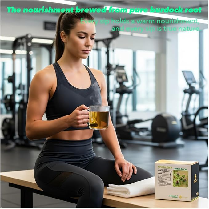 Soilmount - Burdock Root Tea - Pure Herbal Tea - Natural, Organic, Non-GMO, Clean Ingredients, Caffeine Free (18 Tea Bags, Box 1)