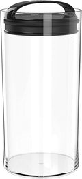 Prepara Evak Fresh Saver Airtight Plastic Container, Large/Tall (11.5” x 5.75”, 16 Cups), BPA-Free Food Storage Canister Vacuum Sealed Lid Handle, Odor Resistant, Ideal for Coffee Beans & Dry Goods