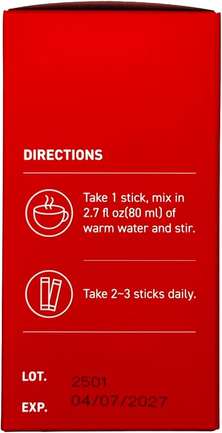 Korean Red Ginseng Tea Powder, 30 Sticks
