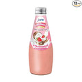 JANS - COCONUT MILK DRINK (with NATA DE COCO) STRAWBERRY 9.8 OZ (Pack of 12, Strawberry)