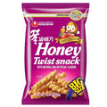 Nongshim Honey Twist Snack, Sweet Crispy Korean Snack, Acacia Honey, Twisted Crinkle Shape, Crunchy Kids Snacks, Big Size Resealable Bag, 10.05 oz (1 Pack)
