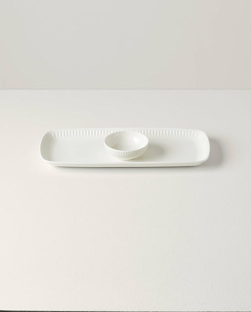 Lenox Profile Tray & Bowl Set, 2.43, White
