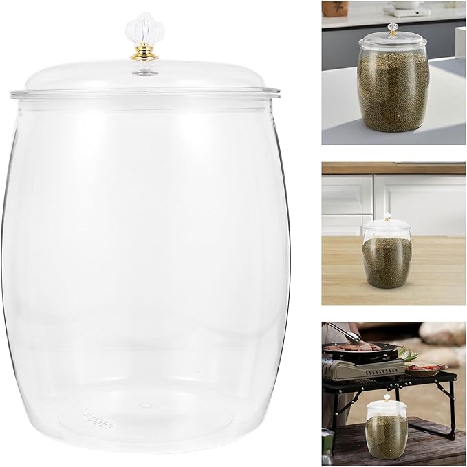 5l Household Fermenting Jar with Airtight Lid, Korean Style Kitchen Pickle Storage Jar for Grain and Vegetable Sealing, Food Storage Container for Home Use