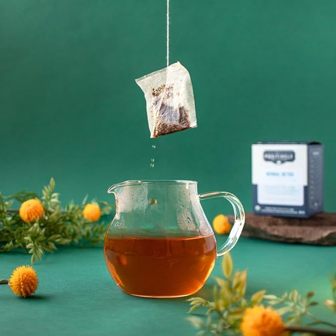 Organic Positively Tea Company, Spearmint & Rosehip Herbal Tea Bags, Naturally Caffeine Free, 20 Count