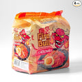 [Fire Bull Ramen] Intense Spicy Carbonara Stir-Fried Ramen | Authentic Korean Heat Meets Flavorful Delight | Thick, Chewy Noodle (4 Pouches)
