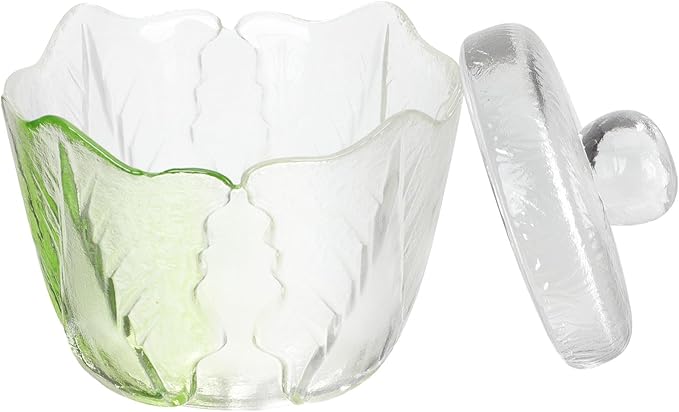 GARVALON Japanese Style Glass Pickle Jar with Lid, 1.2l Airtight Fermentation Jar for Salted Pickles and Chinese Sauerkraut Storage, Household Kitchen Food Container for Kimchi
