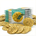 Korean Baked Sweet Rice Cracker Bites with Roasted Seaweed, Crunchy Korean Snack, Individually Wrapped (Seaweed Rice Cracker - 9.5oz (270g))
