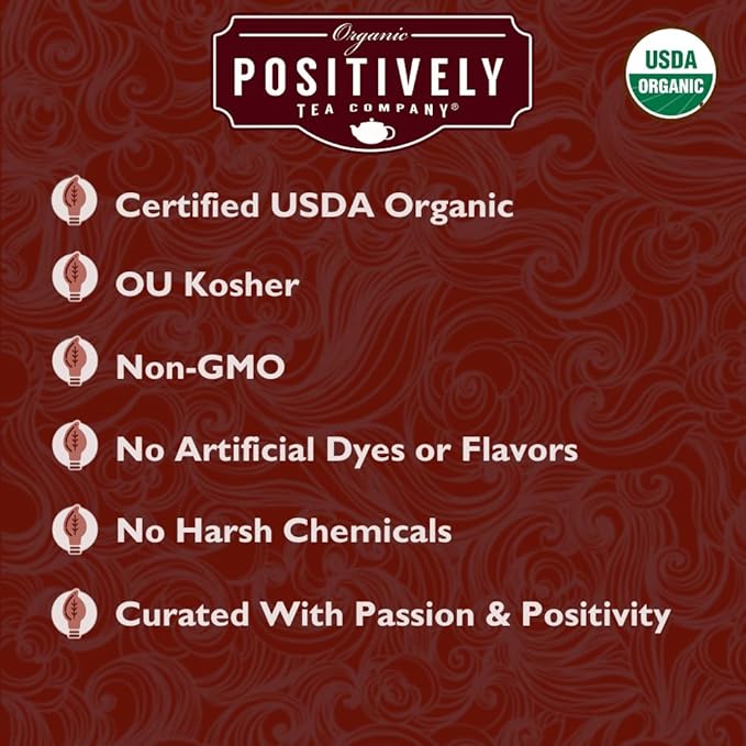Organic Positively Tea Company, Island Breeze Rooibos Tea, Loose Leaf, 16 Ounce