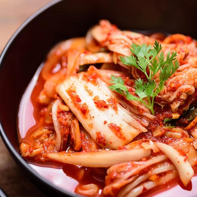 [NongHyup] Wellheim Canned Kimchi, Spicy Pickled Cabbage, Product of Korea, 농협 웰하임 김치, 100% 한국산 (160g/5.64 oz) (1 can)