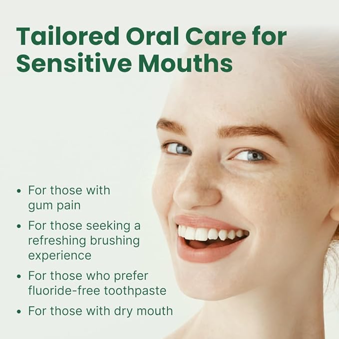 1950 Jeju Original Green Tea Toothpaste, Jeju Green Tea, Fluoride-Free Natural Formula with Hydroxyapatite, Sensitive Teeth, Gum Care, Brightening, Remineralizing, SLS-Free, Green Tea Taste (3.5 oz)