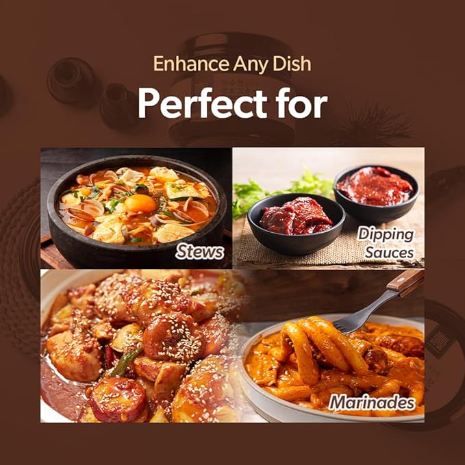 HELLO KFOOD JEONSUYEON Korean Fermented Chili Paste Gochujang 한국산 고추장 350g (12.3 oz) – Made with 100% Korean Ingredients