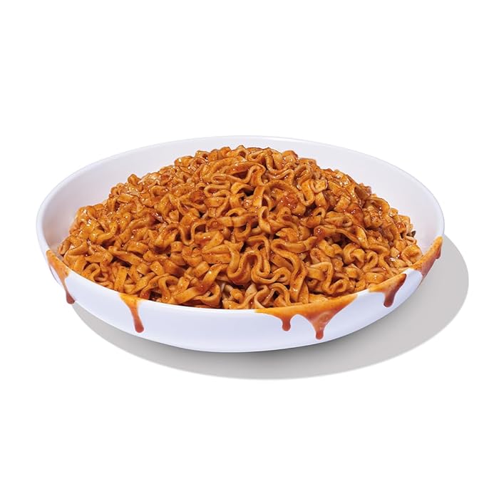 Maruchan Ramen Spicy Chicken Noodles, Saucy Noods – Stir Fry Style, Bold Korean-Inspired Sauce, Rich Flavor, Made in USA – 3.3 Oz. (20 Pack)