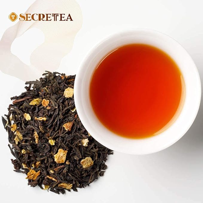 Organic Earl Grey Tea, Good for BREAKFAST TEA | NATURAL ANTIOXIDANTS,100% Real ingredients, 15 CT Tea Bag | By T SECRETEA, Daydream