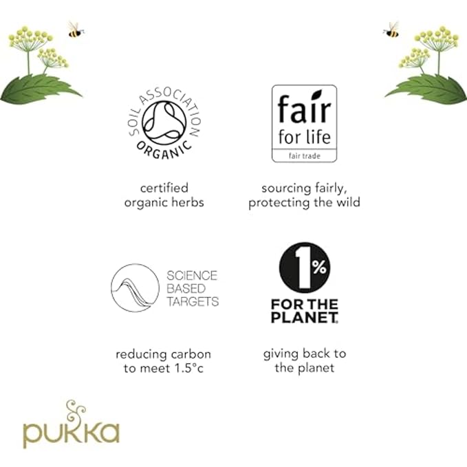 Pukka Peace Organic Tea Bags, Herbal Tea with Spearmint, Ashwagandha, and Hemp Seed Oil, Perfect for Balanced Tranquility, Caffeine Free, 80 Total Tea Bags (20ct - Pack of 4)