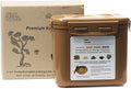 Crazy Korean Cooking Premium Kimchi, Sauerkraut Fermentation and Storage Container with Inner Vacuum Lid (0.9 Gal Sandy Brown (3.4L))